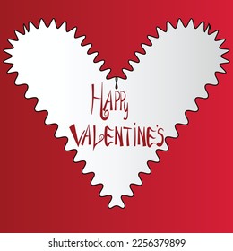 Diseño del día de San Valentín con la creativa composición amorosa de los corazones. Ilustración vectorial. Banner de vacaciones, afiche web, volante, folleto elegante, tarjeta de saludo, portada. Antecedentes románticos