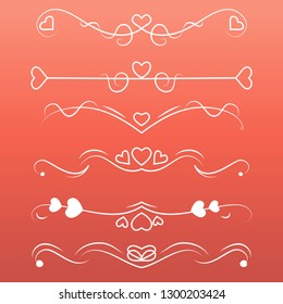 Valentine's day design decorative vector elements