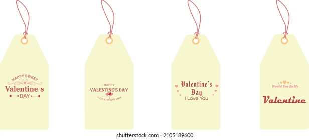 valentine's day design elements. Vector
