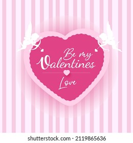 Valentine's day design. greeting card, cover. Romantic background