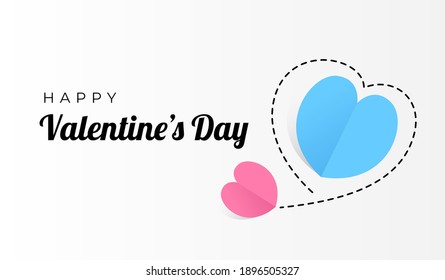 	
Valentine's day design. Holiday banner, web poster, flyer, stylish brochure, greeting card, cover. Romantic background