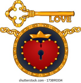 Valentine's day design, labels, icons elements collection. Vector illustration