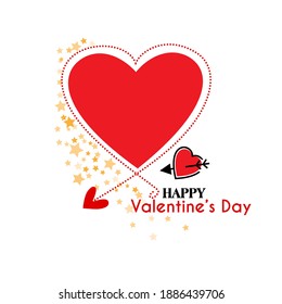 Valentine's day design. Realistic red gifts boxes. Open gift box full of decorative festive object. Holiday banner, web poster, flyer, stylish brochure, greeting card, cover. Romantic background