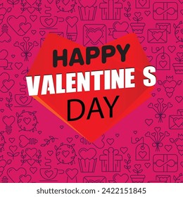 Diseño del día de San Valentín. Antecedentes románticos.