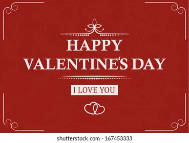 Valentine`s day design template