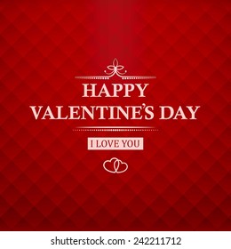 Valentine`s day design template