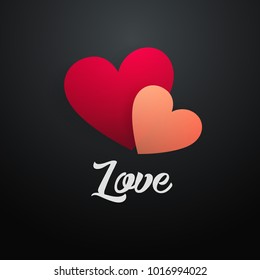 Valentine's Day Design, Vector Illustration.
