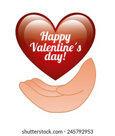 valentines day design, vector illustration eps10 graphic