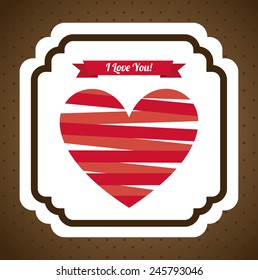 valentines day design, vector illustration eps10 graphic