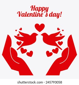 valentines day design, vector illustration eps10 graphic