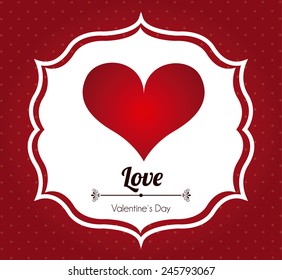 valentines day design, vector illustration eps10 graphic