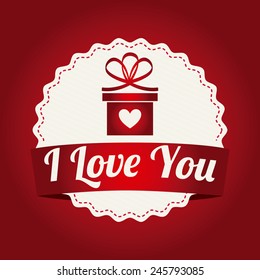 valentines day design, vector illustration eps10 graphic