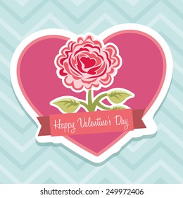 valentines day design, vector illustration eps10 graphic 