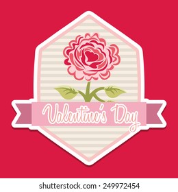 valentines day design, vector illustration eps10 graphic 
