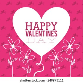 valentines day design, vector illustration eps10 graphic 