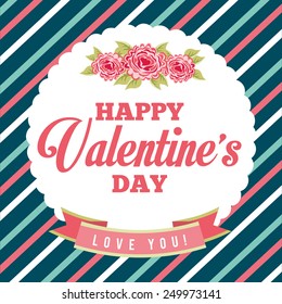 valentines day design, vector illustration eps10 graphic 