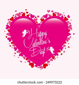 valentines day design, vector illustration eps10 graphic 