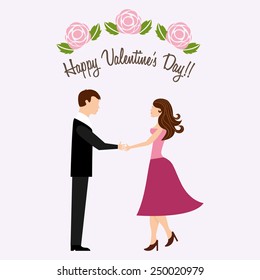 valentines day design, vector illustration eps10 graphic 