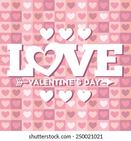 valentines day design, vector illustration eps10 graphic 