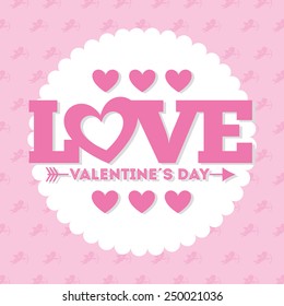valentines day design, vector illustration eps10 graphic 