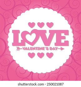 valentines day design, vector illustration eps10 graphic 