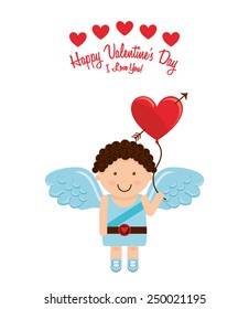 valentines day design, vector illustration eps10 graphic 