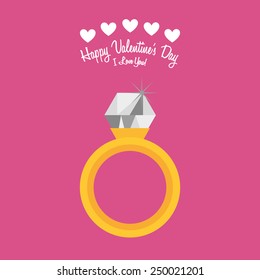 valentines day design, vector illustration eps10 graphic 