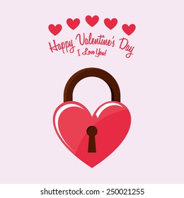 valentines day design, vector illustration eps10 graphic 