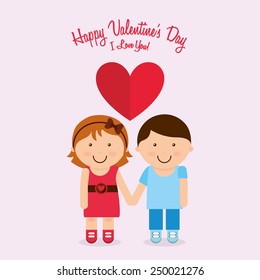 valentines day design, vector illustration eps10 graphic 