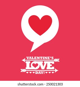 valentines day design, vector illustration eps10 graphic 