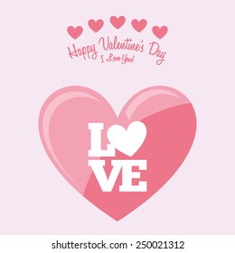 valentines day design, vector illustration eps10 graphic 