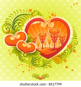 Diseño de San Valentín. Ilustración vectorial.