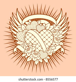 Diseño de San Valentín. Ilustración vectorial.