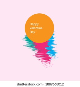 Valentine's day designs. abstract shapes with valentine's day typography. Holiday banners, web posters, flyers, stylish brochures, greeting cards, covers. Romantic background