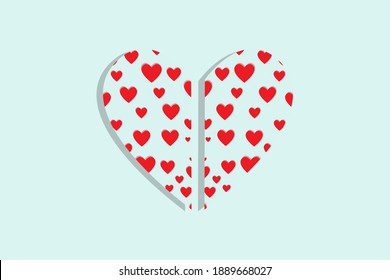 Valentine's day designs. love letter shaped abstract background. Holiday banners, web posters, flyers, stylish brochures, greeting cards, covers. Romantic background