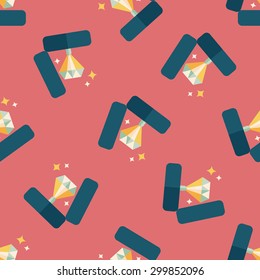 Valentine's Day diamond ring flat icon,eps10 seamless pattern background