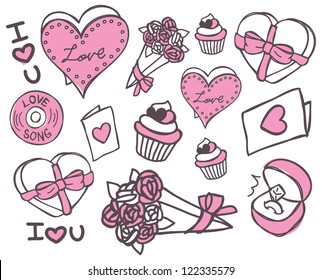 valentines day doodle