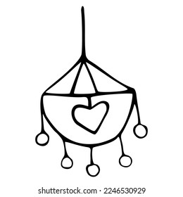 Valentine's Day doodle vector