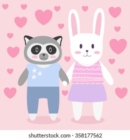 Valentine's Day doodles. Romantic elements. Vector.