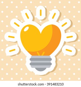 Valentine's day elements icon