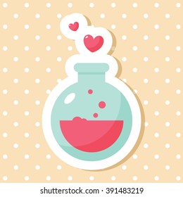 Valentine's day elements icon
