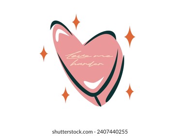 Valentine's Day elements set. Different romantic objects. Vector illustration