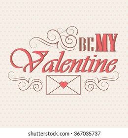 Valentines day emblem