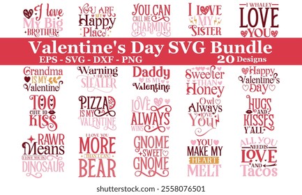 Valentine's Day ,EPS Bundle, Single Design, Valentine, Design