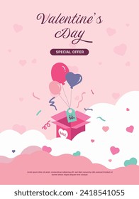 valentines day event vector illustration