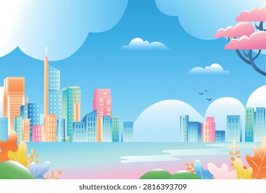 Valentine's Day Expression Couple Vector Illustration