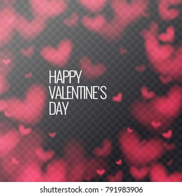 Valentine's day. February 14. Original and conceptual background a love message. Vector illustration.