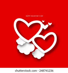 Valentine's Day Floating Heart/Icon Background