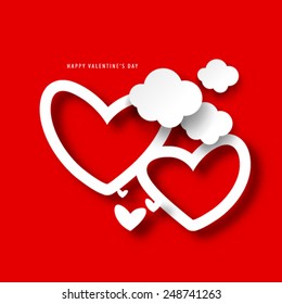 Valentine's Day Floating Heart/Icon Background