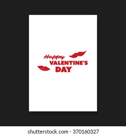 Valentine's Day Flyer or Cover Design Template